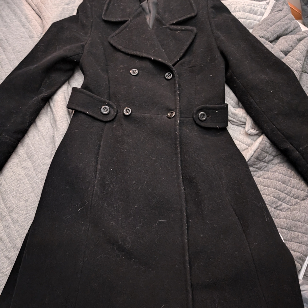 Preston & York Black Trench Coat